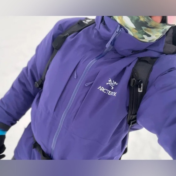 Arc’teryx Fission SV Jacket Women’s Gore-Tex Insulated Azalea Purple Small EUC - Picture 12 of 12